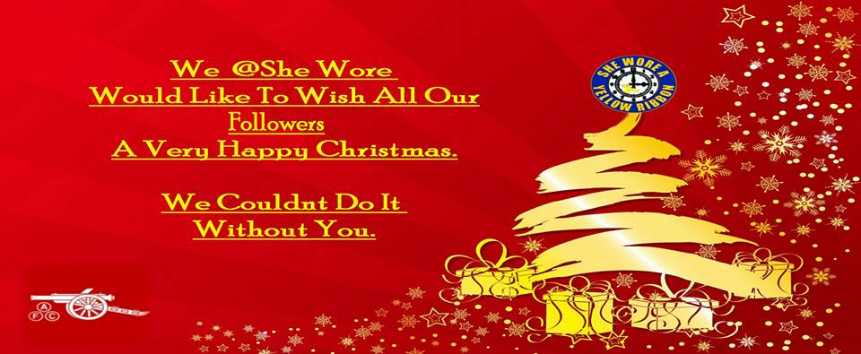 Merry Christmas from all at She Wore A Yellow Ribbon  She 